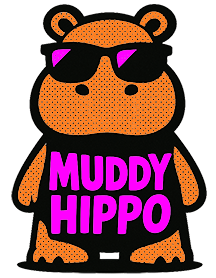 Muddy Hippo mascot